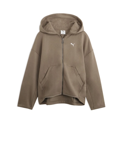 529563　W STUDIO LONG KNIT JKT　81MOUSE GRAY　718314-0003
