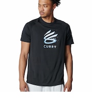 6012511　M CURRY TECH GRAPHIC SS T　001BLK　707892-0001