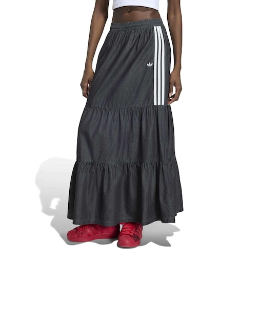 KY8114　W DENIM SKIRT　MEDIUMBLACKDENI　714200-0001