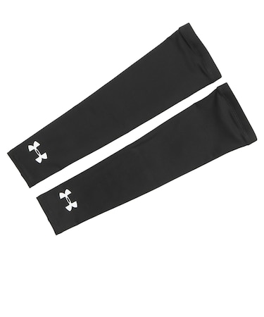 1313490　HEATGEAR ARM SLEEVES　001BLK/WHT　651793-0001