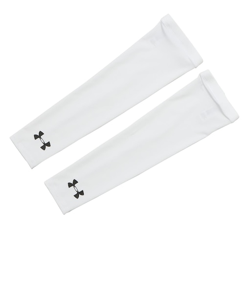 1313490 HEATGEAR ARM SLEEVES 100WHT/BLK 651793-0002