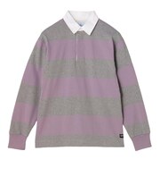 G6SM-J059 M LANGDON RUGBY SHIRT HEATHER/PURPLE 708744-0002