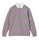 G6SM-J059　M LANGDON RUGBY SHIRT　HEATHER/PURPLE　708744-0002