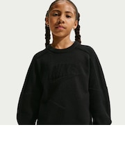 IO1703 K CLN CREW SWEATER 010BLACK 722086-0001