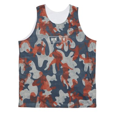 225-011001　PLAY CAMO REVERSIBLE TANK　NAVYxWHITE　705372-0001