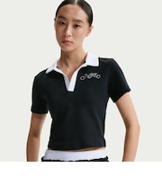 IR7565 W SS POLO CRP TOP 010BLACK 712877-0001
