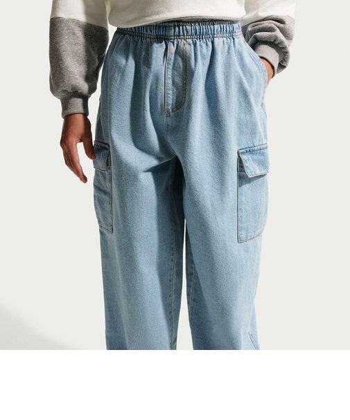 IO0197　K DENIM CARGO PANT　440LTARMB/LTARM　713060-0001
