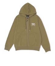 VN001000OVB AP CA Zip Up Hoodie Olive Brown 715508-0001