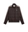 639061　M T7 RELAXED TARTAN WOVEN JKT　33CHOCOLATE F.　717910-0002