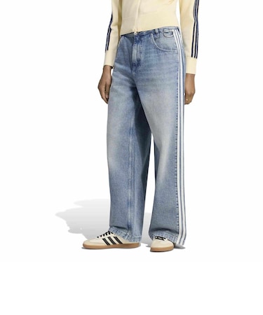 LH1952　W ADILENIUM BAGGY DENIM PANTS　BLUE　717732-0001