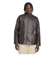 LC8120　U PLEATHER COAT(JP)　NIGHTBROWN　716499-0001