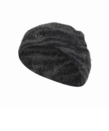 LH5579　U ADILENIUM FLUFFY BEANIE　GREY/BLACK　717757-0001