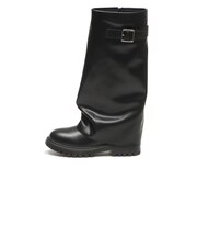 W3095　COVER LONG BOOTS4　BLACK　715022-0001