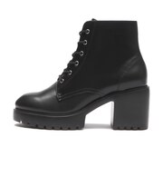 W8037　GL 6HOLE LACE UP 8　BLACK　715021-0001