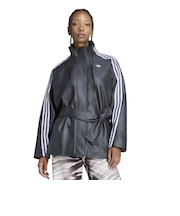 LH1945　W ADILENIUM PLEATHER JACKET　BLACK　717729-0001