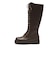 W3088　TRACK SOLE LACE UP LONG BOOTS5　BROWN　715019-0002