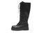 W3088　TRACK SOLE LACE UP LONG BOOTS5　BLACK　715019-0001