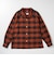 126K1071001　M Check Flannel Open Shirts　BROWN　717847-0002