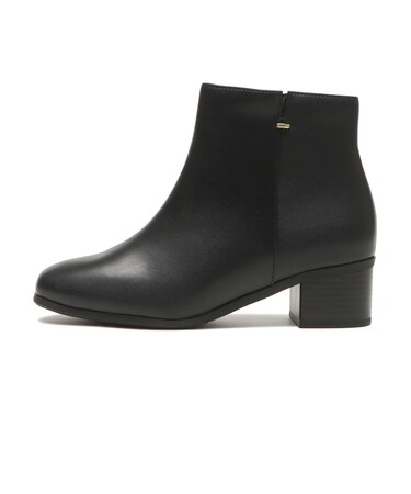 W8019　GL CHUNKY HEEL BOOTS5　BLACK　714527-0001