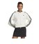 LC8124　W CROP ZIP HOODIE(SK)　CLOUDWHITE　716501-0001