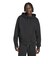 LC8115　U OVERSIZE ZIP HOODIE(SK)　BLACK　716497-0001