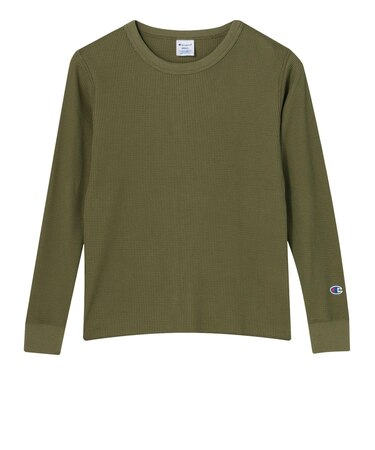 C3-Y436_　M WAFFLE LONG SLEEVE TEE　655/OLIVE　701289-0005