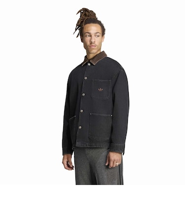 LC5952 U TWEED DENIM COVERALL *TRUEBLACKDENIM 716478-0001