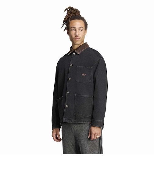 LC5952 U TWEED DENIM COVERALL *TRUEBLACKDENIM 716478-0001