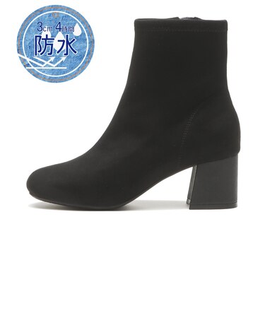 W3084　STRETCH SHORT BOOTS6　S/BLACK　713964-0001