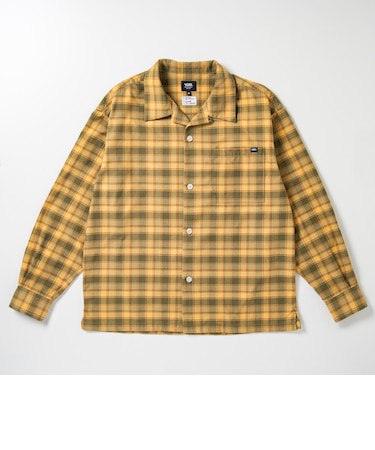 126K1071001　M Check Flannel Open Shirts　BEIGE　717847-0003