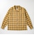 126K1071001　M Check Flannel Open Shirts　BEIGE　717847-0003