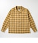 126K1071001　M Check Flannel Open Shirts　BEIGE　717847-0003