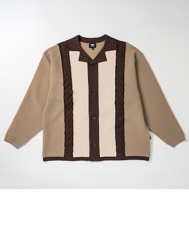 126K7100201 Knit Opencollar Shirts BEIGE 717837-0003