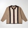 126K7100201　Knit Opencollar Shirts　BEIGE　717837-0003