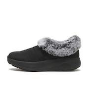 W3068　QS QUILTED BOA SHOES　BLACK　715084-0001