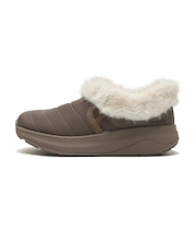 W3068　QS QUILTED BOA SHOES　BROWN　715084-0002