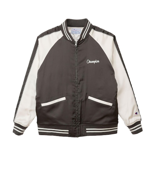 C3-E603 M SATIN PADDED JKT オフブラック 720249-0001