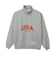 C3-E009　M HALF ZIP SWEATSHIRT　ｵｯｸｽﾌｫｰﾄﾞｸﾞﾚｰ　720238-0001