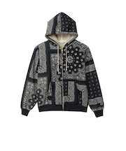 C3-E607　M ZIP HOODED JKT　ﾌﾞﾗｯｸ　720253-0001
