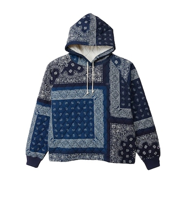 C3-E606 M QUILT PADDED HOODED JKT ネイビー 720252-0002