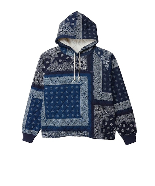 C3-E606 M QUILT PADDED HOODED JKT ネイビー 720252-0002