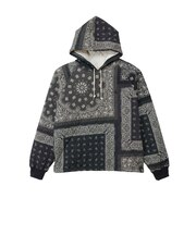 C3-E606　M QUILT PADDED HOODED JKT　ﾌﾞﾗｯｸ　720252-0001