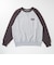 126K7040001　U 2TONE Vintage Sweat　BROWN　718309-0002