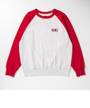 126K7040001 U 2TONE Vintage Sweat RED 718309-0003