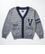 126K7050501　M Swaet Leter Cardigan　GRAY　717842-0001