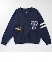 126K7050501　M Swaet Leter Cardigan　NAVY　717842-0003