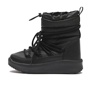 W3092　NYLON BOA LACE UP BOOTS 4.5　BLACK　715625-0001