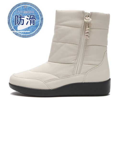 W8035　NYLON PUFFY　IVORY　715088-0003
