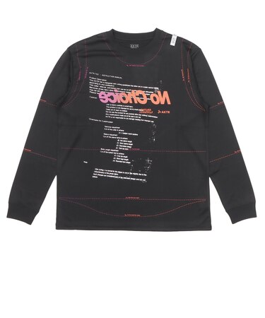 226-028005 F.A. DIY SP L/S TEE BLCK 715185-0002