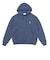 226-035010　TRI-LINE AGED HOODIE　SLATE BLUE　715187-0001